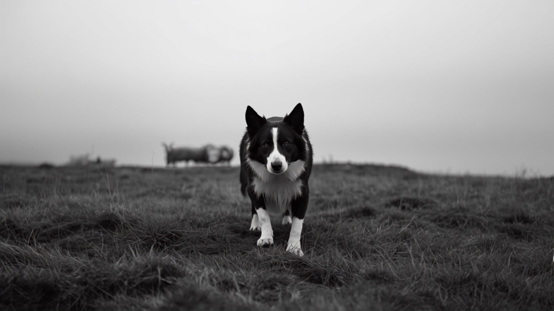 Border Collie auf der Wiese