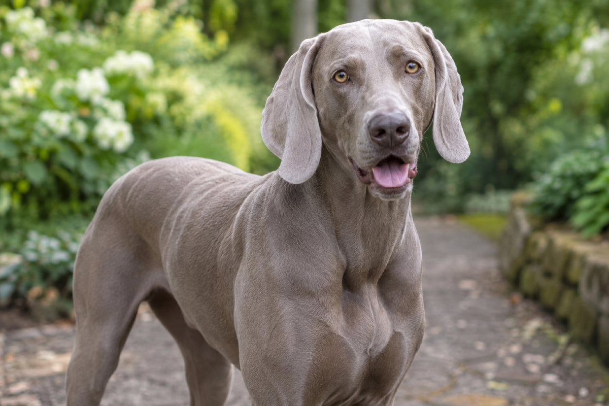 Weimaraner all'aperto: carattere, portamento e vita quotidiana con la razza