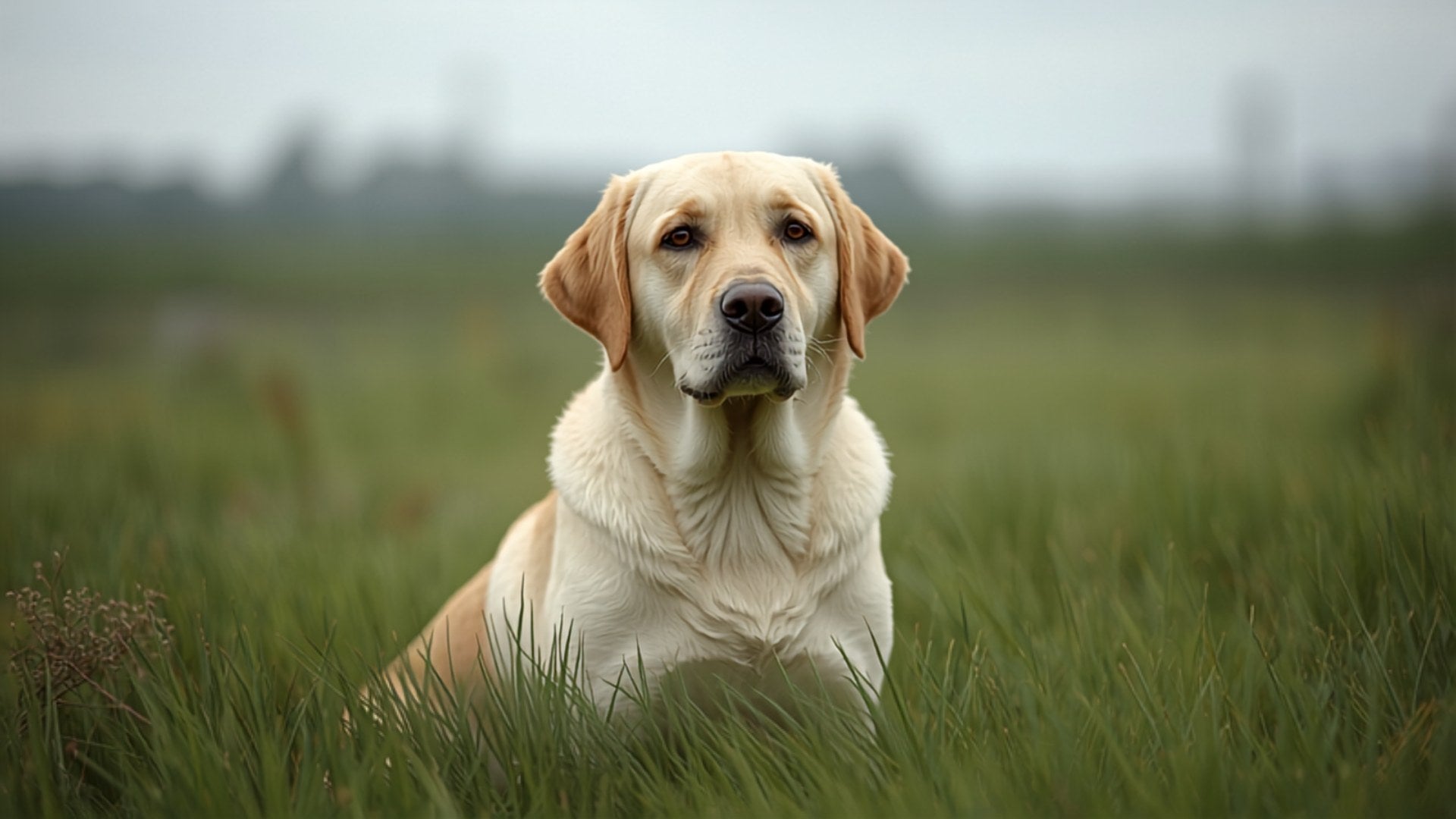 Labrador Retriever im Freien