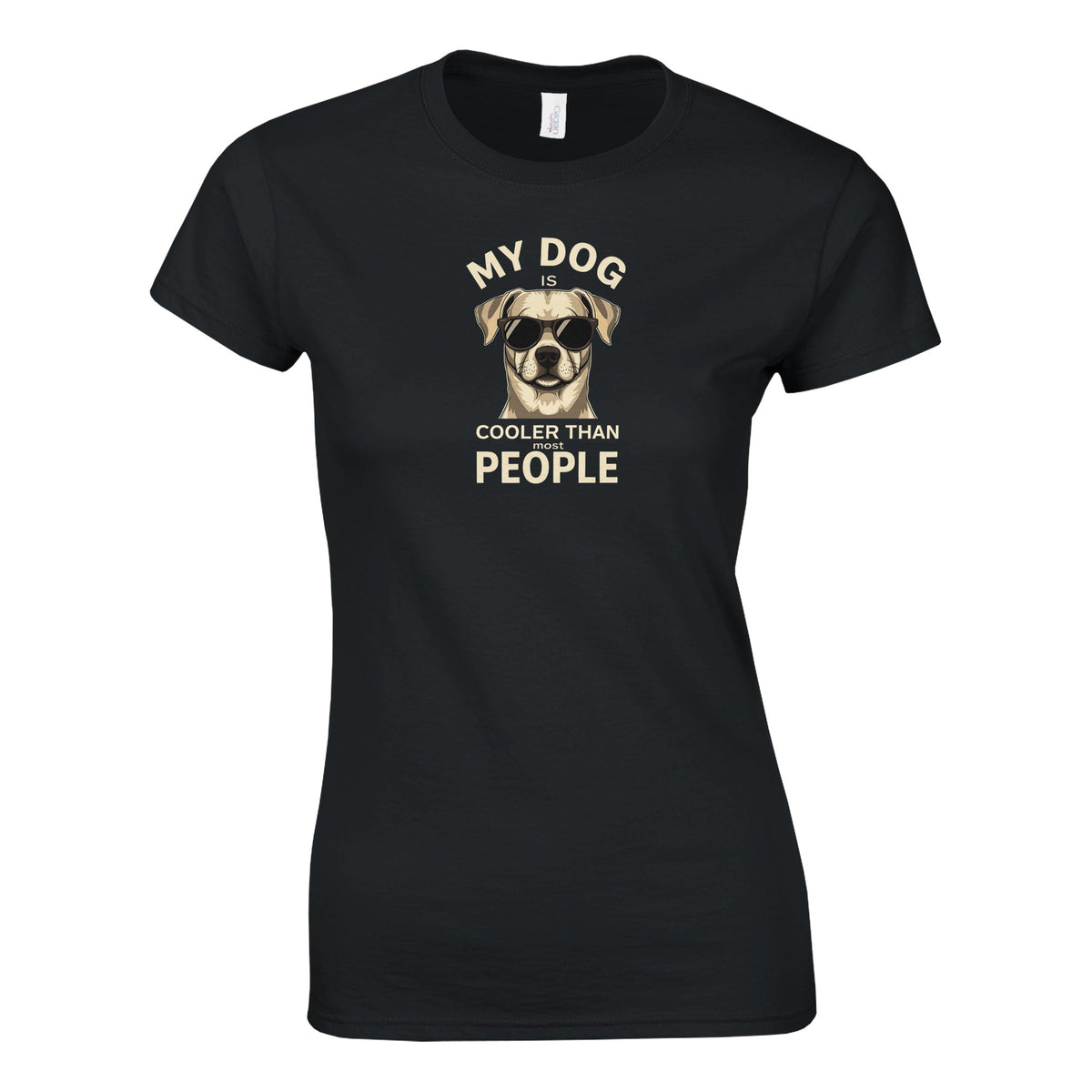 My Dog Is Cooler Than Most People Shirt – Ansicht 2