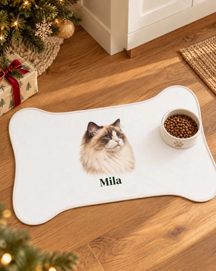 Futtermatte mit Ragdoll Mila