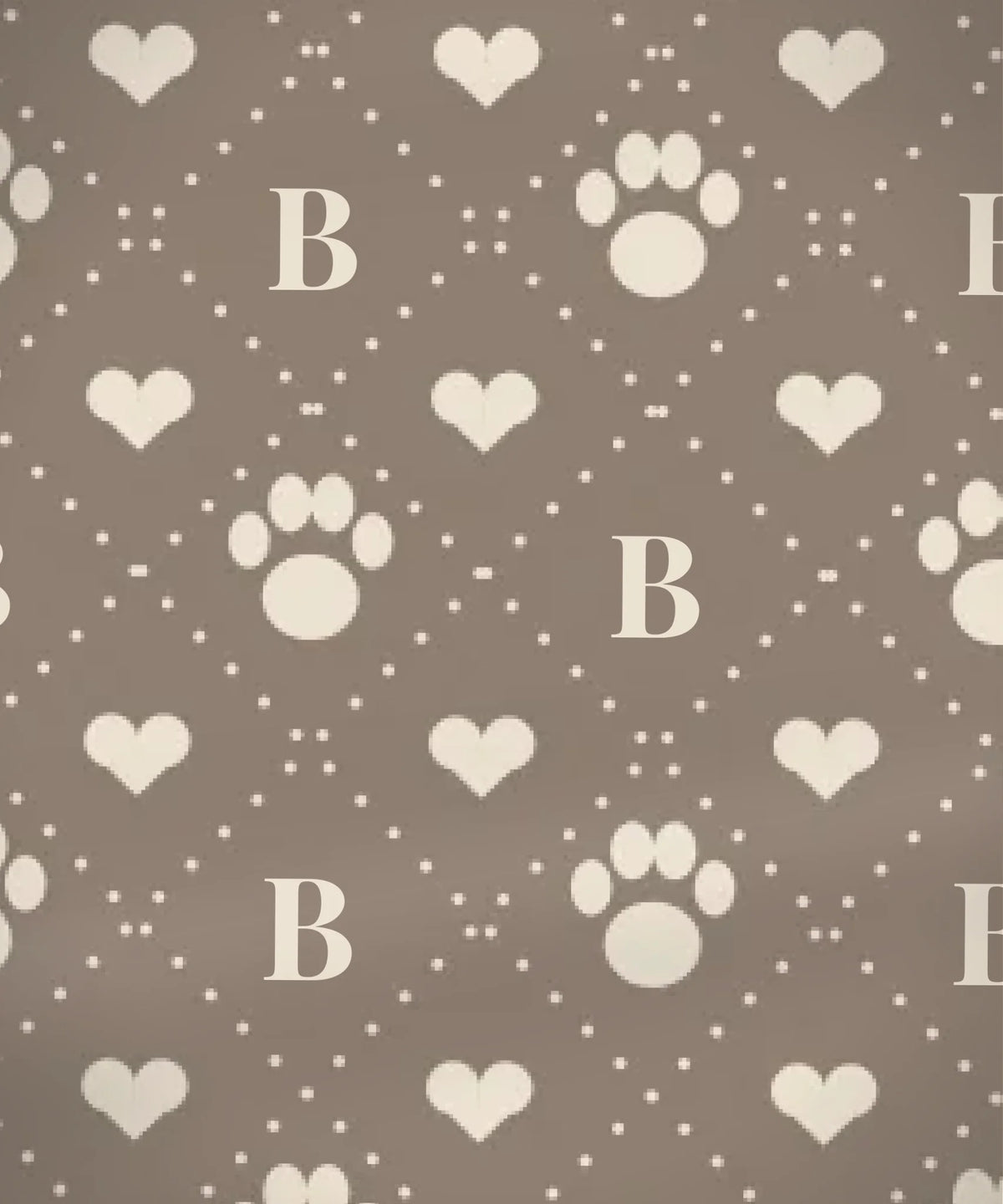 Vorschau: Monogramm-Muster mit der Initiale deines Hundes