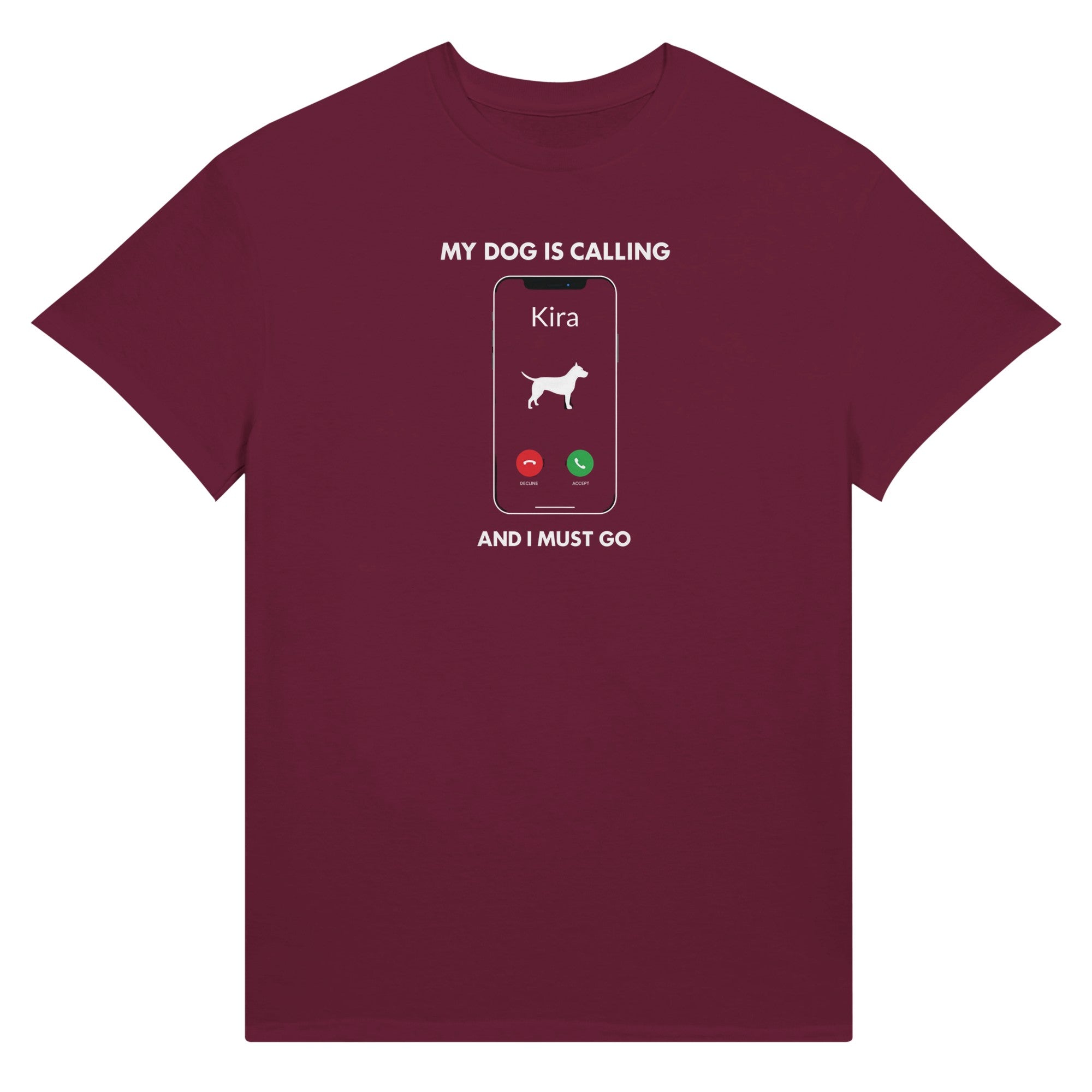 My Dog Is Calling Shirt – Ansicht 2