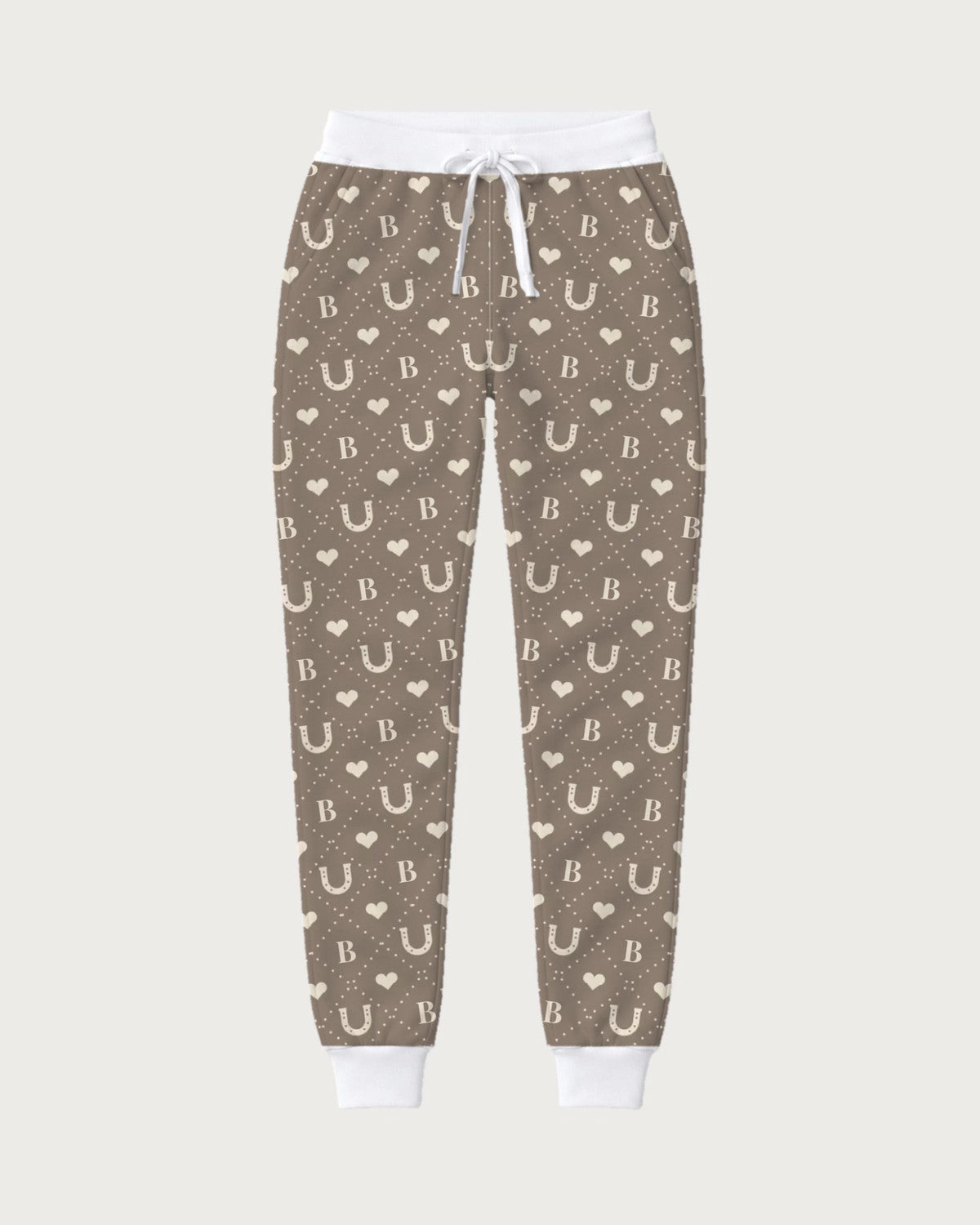Pantalón de chándal con monograma y la inicial del caballo: vista completa del pantalón
