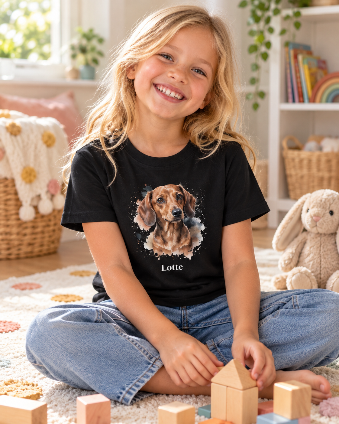 Personalisiertes Kinder-T-Shirt mit deinem Tier – neue Produktansicht